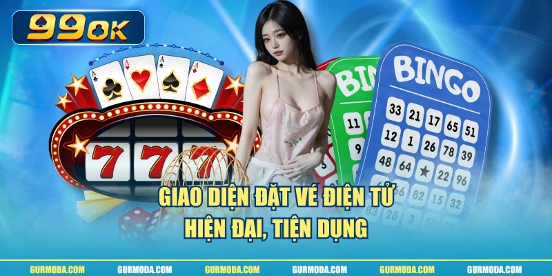 Giao diện đặt vé điện tử hiện đại, tiện dụng